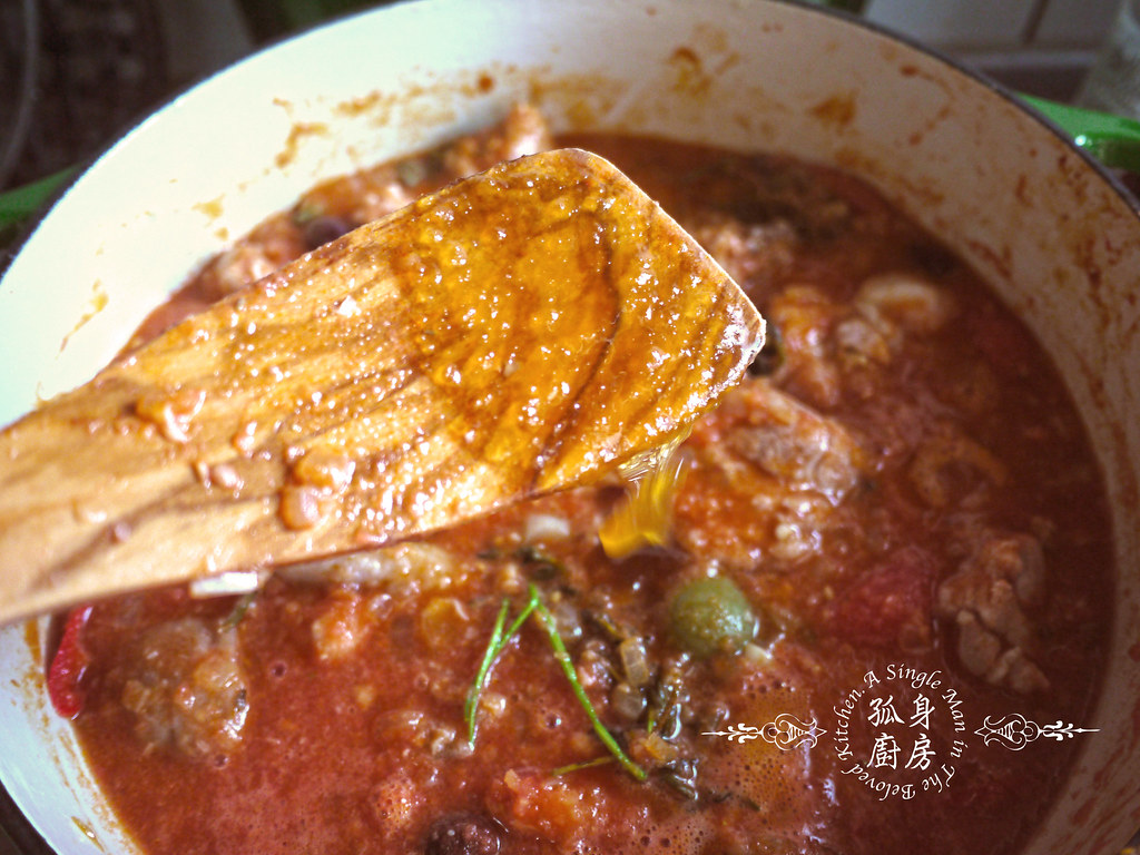孤身廚房-蕃茄橄欖燴雞肉佐番紅花香米22