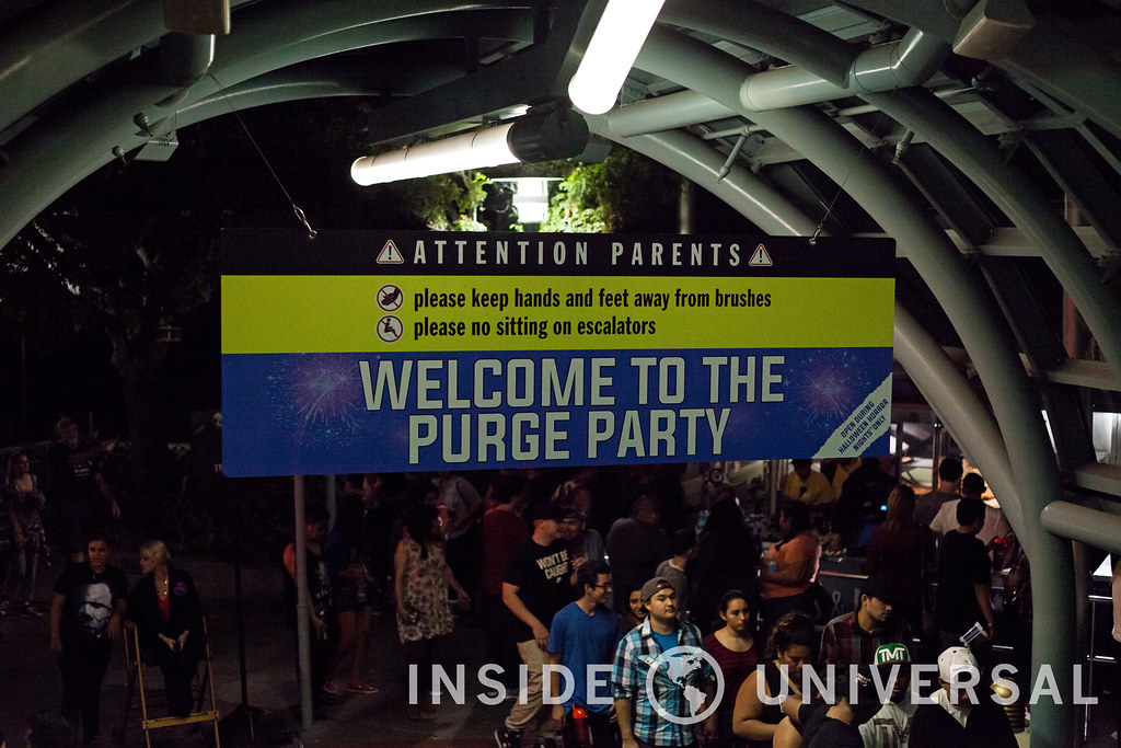 Terror Tram: Survive The Purge – Halloween Horror Nights 2015 at Universal Studios Hollywood