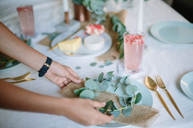 How To Create A Quick Eucalyptus Table Setting