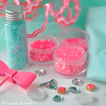 Neon pink & mint collection