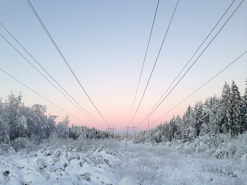 sky suomi finland fi talvi metsä 2015 taivas kangasala sähkölinja pirkanmaa
