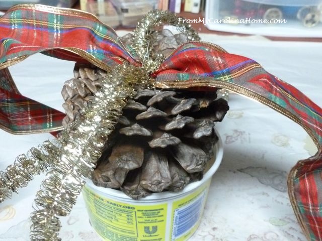 Pine Cone Hanger at From My Carolina Home