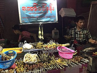 Yangon Chinatown 19th Street Grill Stall