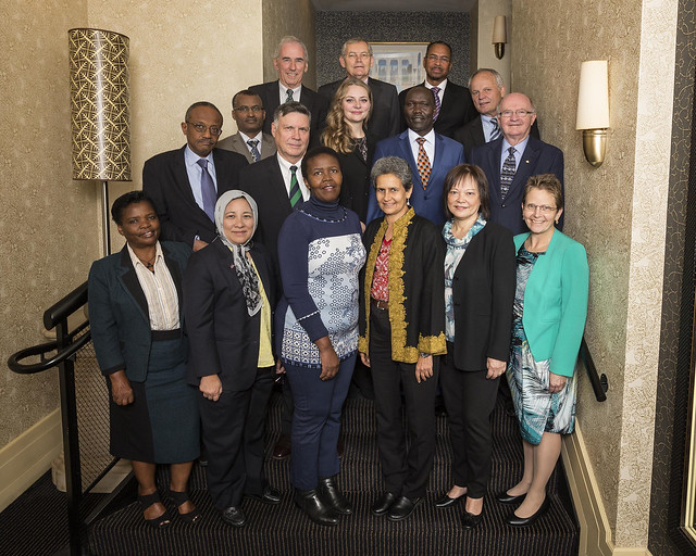 ILRI Board of Trustee members at the 44th meeting of the ILRI Board, Washington DC, USA