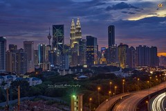 Sunset on Kuala Lumpur