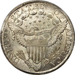 1799-8 Draped Bust Silver Dollar reverse