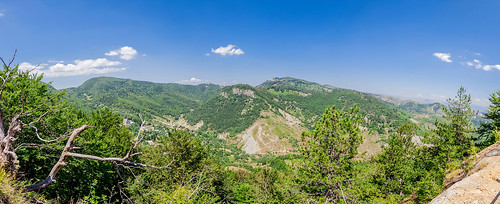 panorama landscape scenery albania korçë dardhë