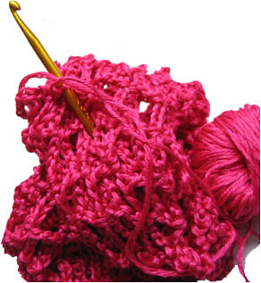Crocheting my Very First Shawl
