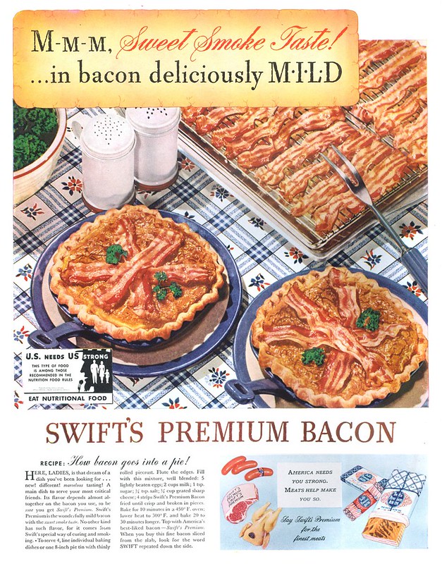 Swift's Premium Bacon - published in Life - August 10, 1942
