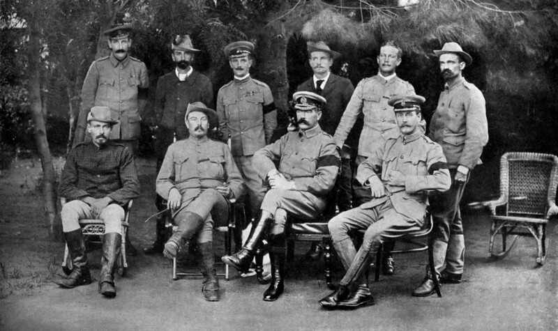 Peace conference at Vereeniging, from Edwin Sharpe Grew. Field-Marshal Lord Kitchener