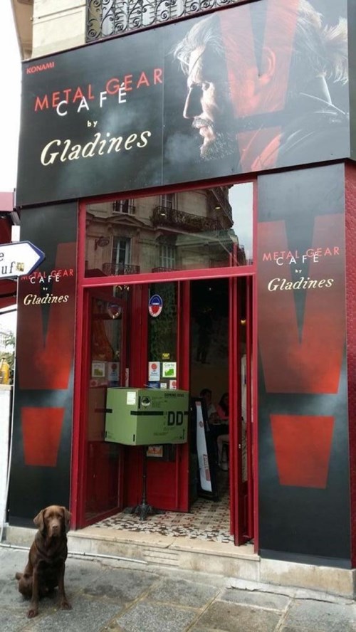A Temporary Metal Gear Solid Café is Open in France