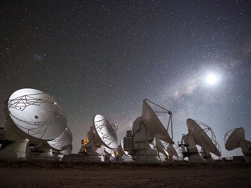 アルマ望遠鏡　Credit: ESO/C. Malin