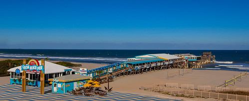 A view of the pier in Cocoa Beach.