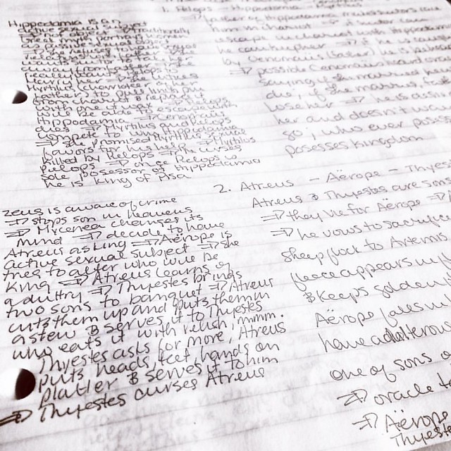 Obsessive Note Taking #throwbacktocollege #notes #notebooks