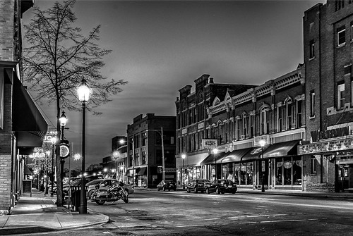 blackandwhite westside baycity streetview streetscape historicdistrict tomclarknet tacphotography