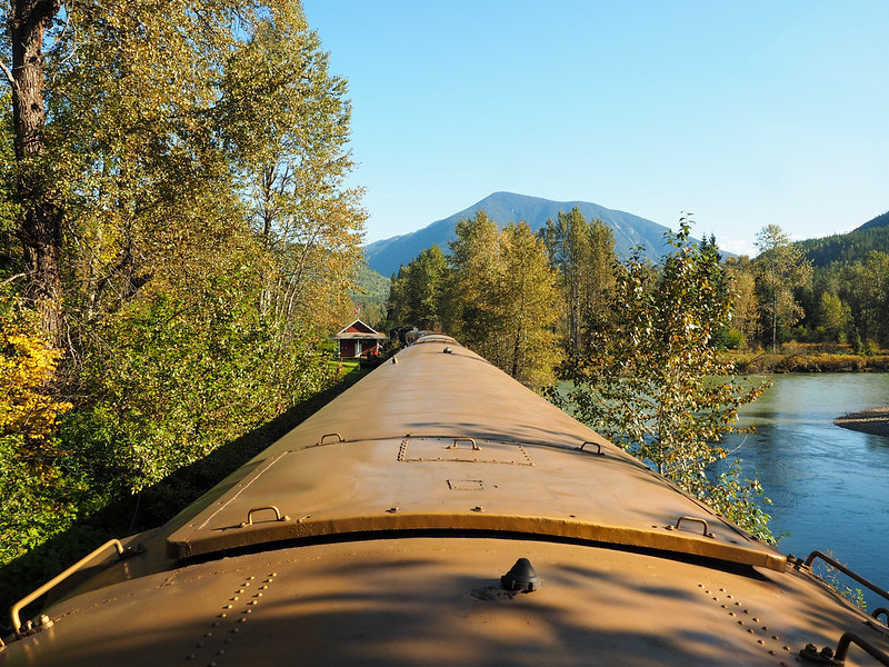Aboard the Rocky Mountaineer at Craigellachie