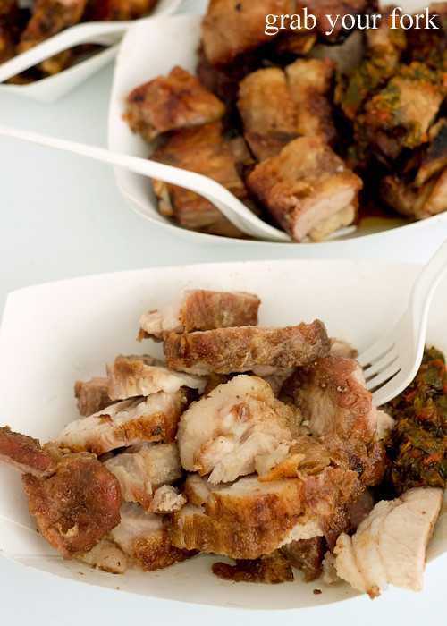 Porky bits by Parilla Argenchino at the Fairfield Culinary Carnivale 2015