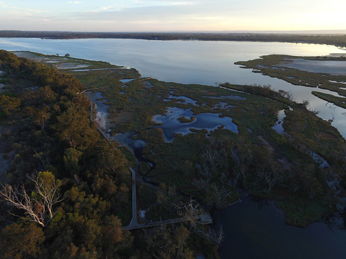 morning sunrise earlymorning australia aerial westernaustralia mandurah drone