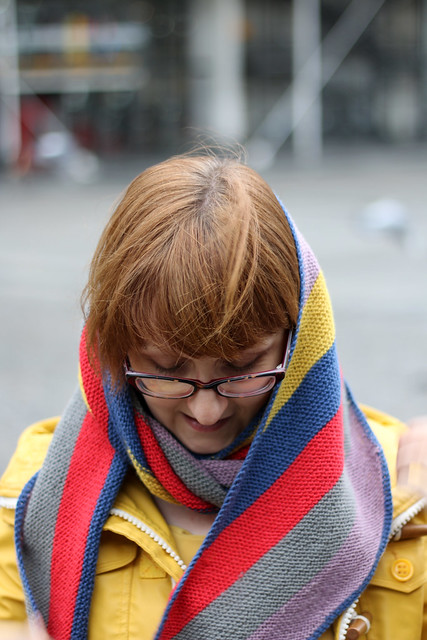 WestKnits Unicorn Parallelograms Scarf by Stephen West