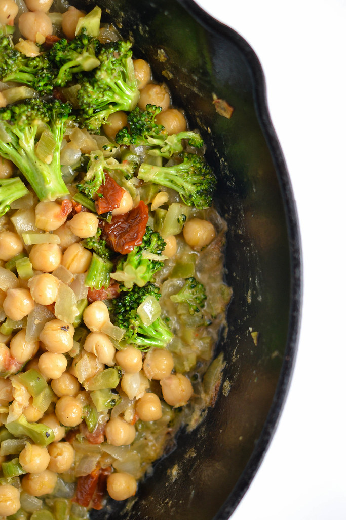 Coconut-Braised Chickpeas and Broccoli | Things I Made Today