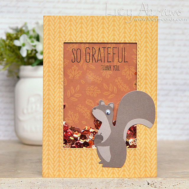 Grateful Squirrel by Lucy Abrams