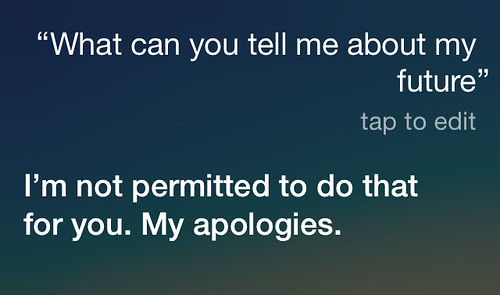 Siri Can't Tell My Future (November 5 2014)