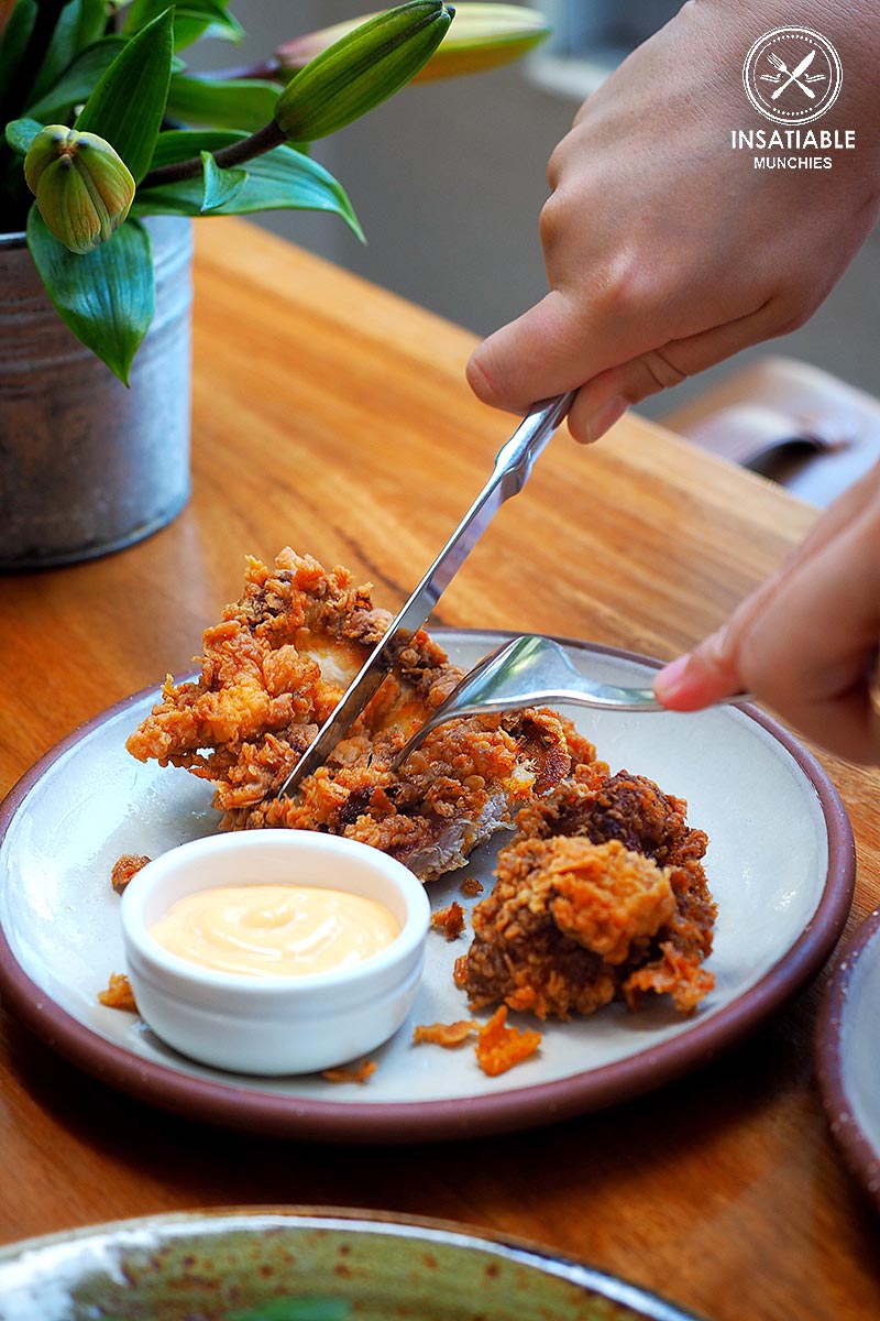 Annato Spiced chicken fillet, $7: Devon on Danks, Waterloo. Sydney Food Blog Review