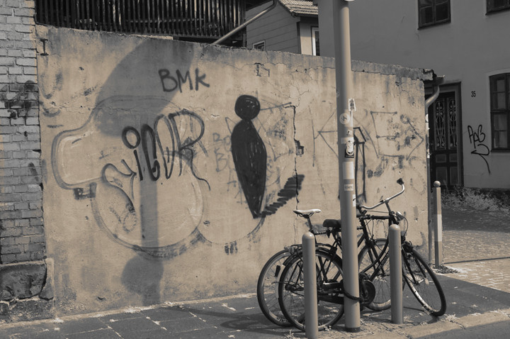 Grafitti on the Wall, Gottingen, Germany