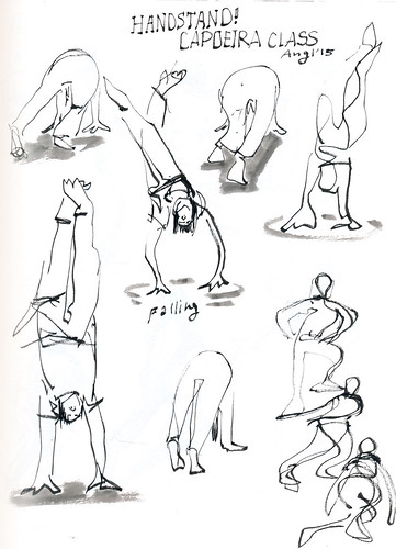 Sketchbook #92: My Life Drawing Class - Capoeira