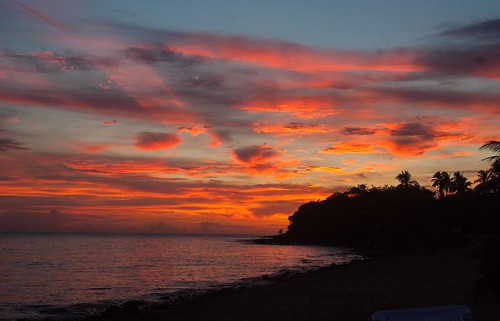 beach sunrise landscape cuba jibacoa caribbeansea