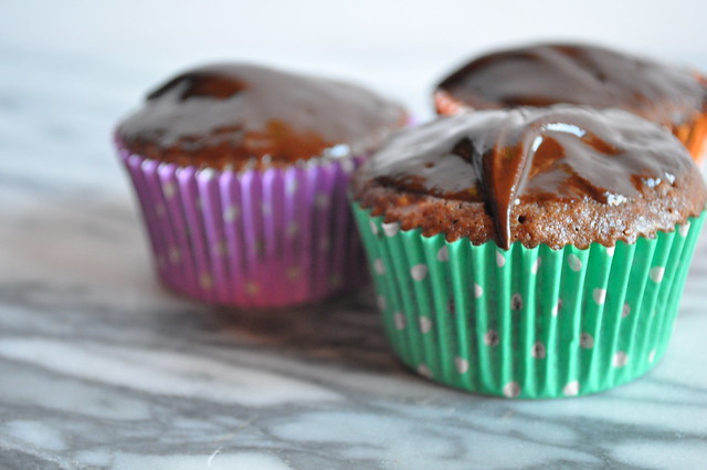 Double Chocolate Ganache Cupcakes