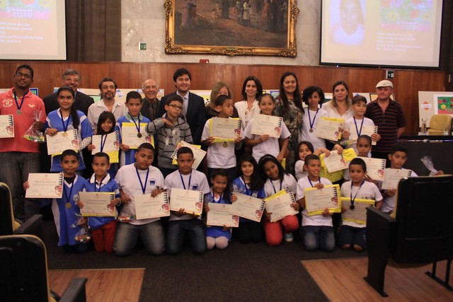 Cerimônia de premiação do Concurso de Desenho Infantil 2015