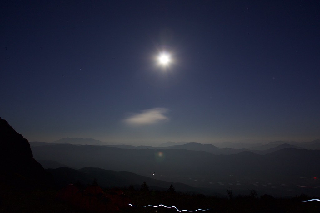 night view from Jian Zhu Lin