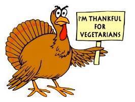 Thankful for vegetarians