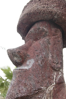 Moai in Caldera, Chile