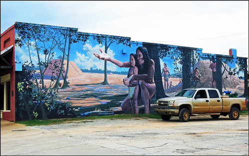 streetart truck painting georgia mural pickup nativeamericans ftgaines
