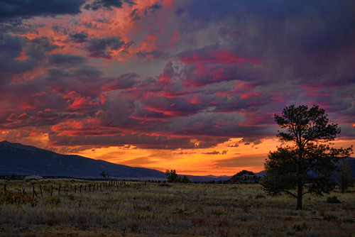 sunset clouds colorado