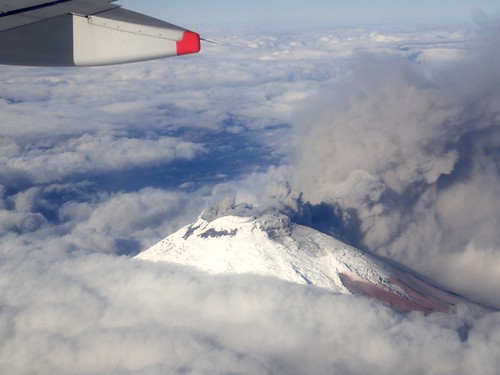 ecuador aerialview andes volcanoes geology