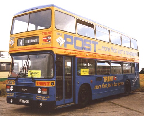 XAU 704Y ‘Trent buses’ No. 704 Leyland Olympian / Eastern Coach Works on ‘Dennis Basfords railsroadsrunways.blogspot.co.uk
