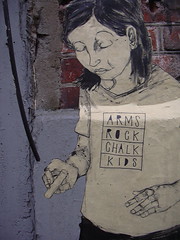 arms rock chalk kids