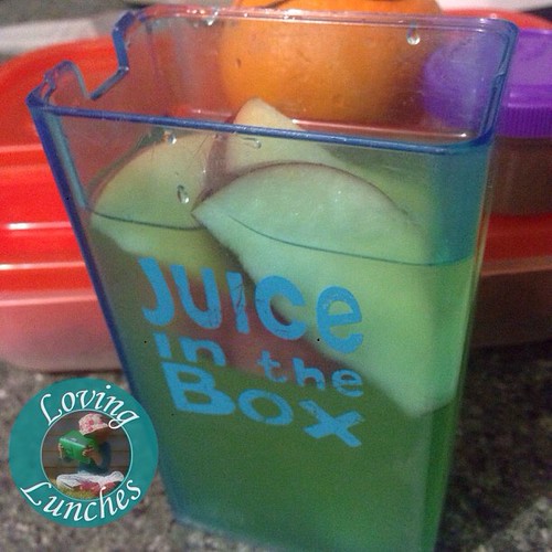 Loving using MissM's #juiceinthebox to treat the apple in her lunchbox tomorrow… @boardwalkimports