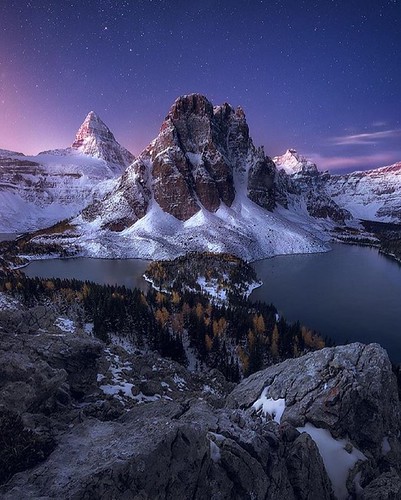 Mt Assiniboine, North America By @tedgorephotography by #Nature4Picture Download more at : http://bit.ly/1W9MCpa