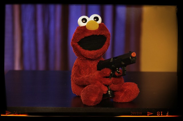 I'm not playing around anymore - Elmo wants his money!!