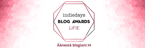Ehdokasbanneri - Lifestyle -Indiedays Blog Awards