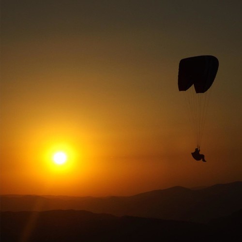 sunset sky square freedom fly squareformat paragliding kayseri iphoneography instagramapp