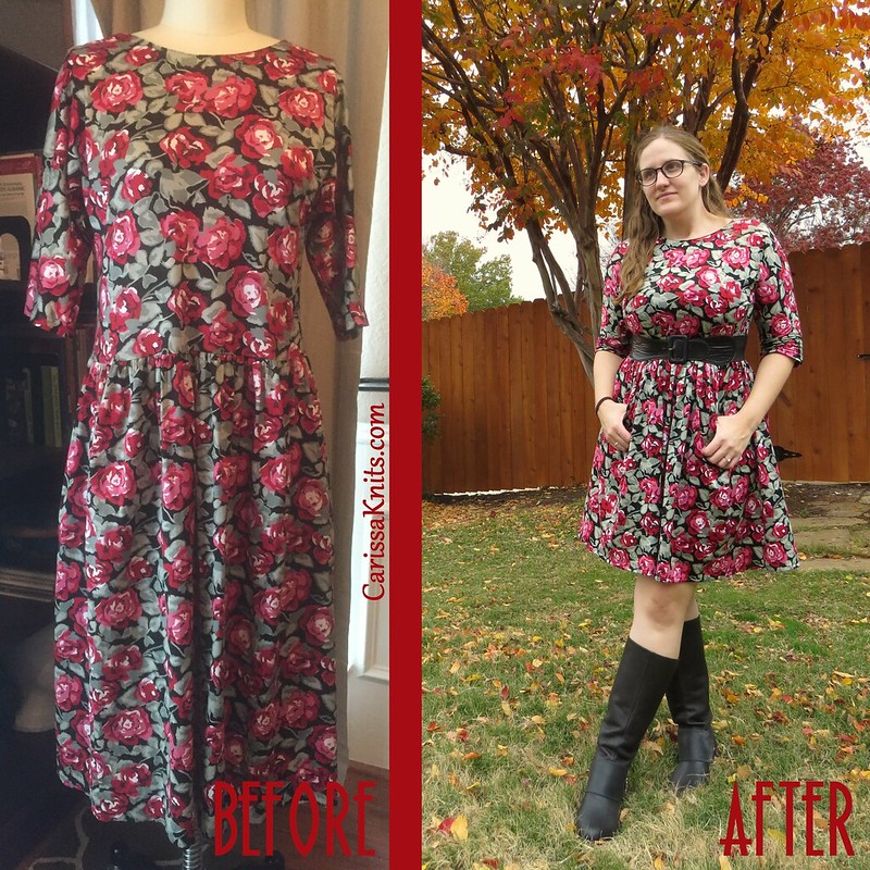 Rose Dress - Before & After
