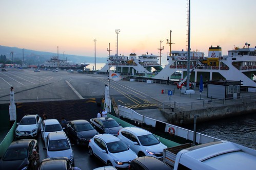 ferry sunrise turkey geotagged bay