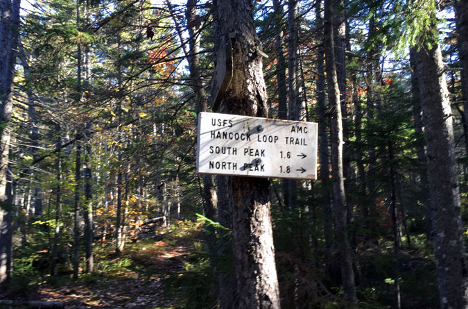Hancock Loop Trail Sign 2