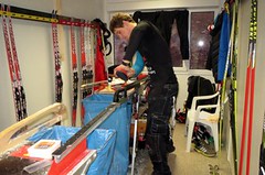Přiučte se mazání lyží od profesionálů