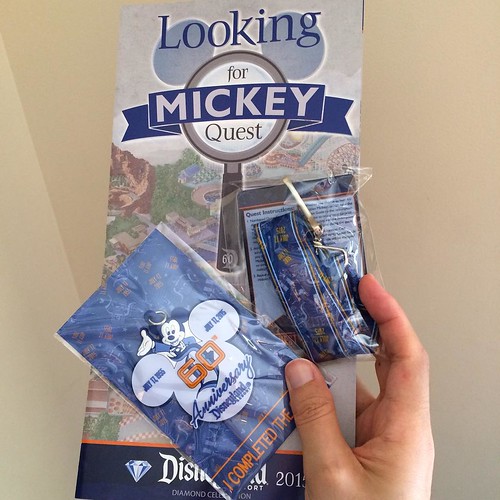 Looking for Mickey Questの、ディズニー・カリフォルニア・アドベンチャー側プライズ。ディズニーランド側はまた違うらしい。